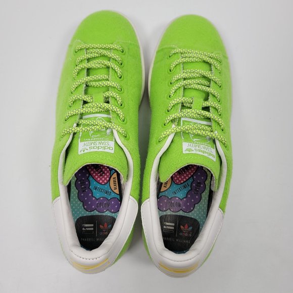 Adidas Stan Smith Pharrell 2014 Men\'s Tennis Scream Green Shoes B25388 US Size 9 main image 5